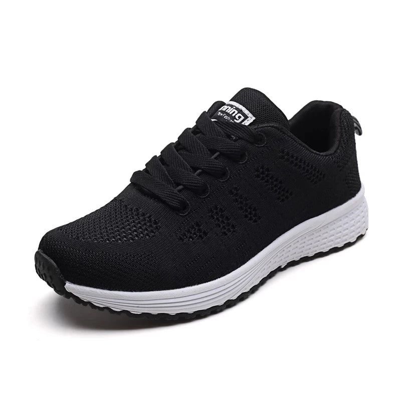 Women Casual Shoes Fashion Breathable Walking Mesh Flat Shoes Sneakers