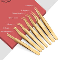 Eyelashes Tweezers Stainless Steel For Lashes Extension