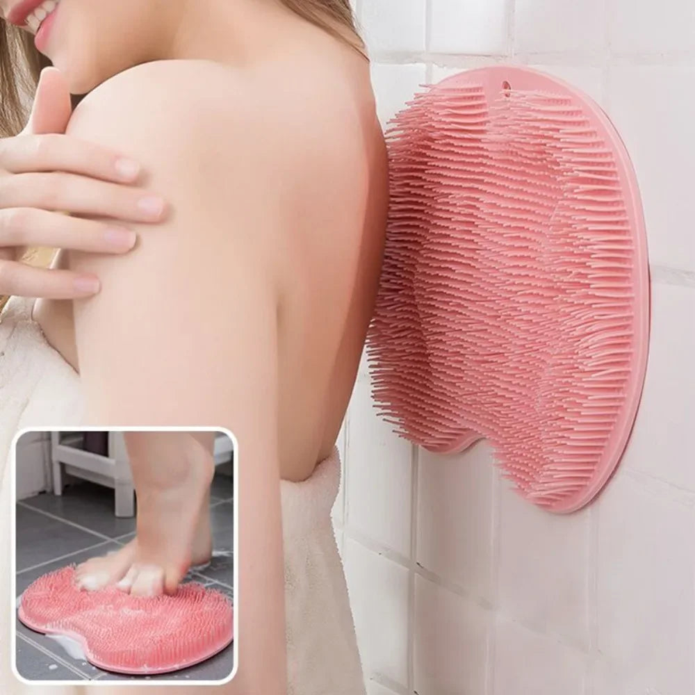 Shower Foot Back Scrubber Silicone Bath Massage