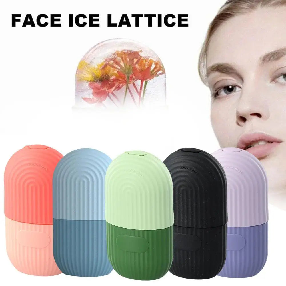 Silicone Ice Mold For Face Beauty Facial Ice Cube Mold Ice Roller