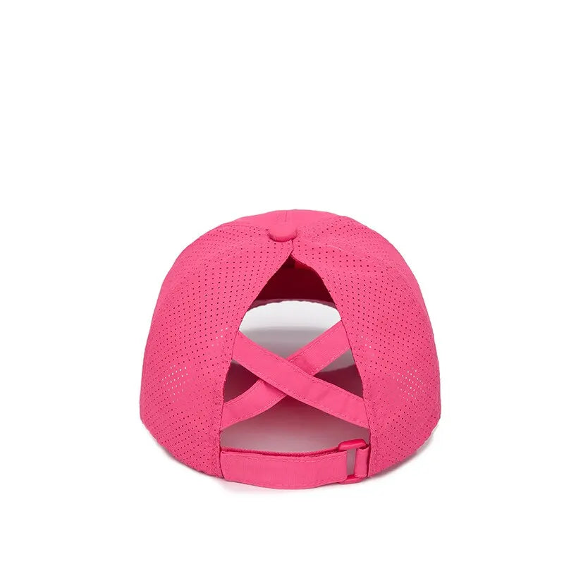 Summer Solid Baseball Cap Womens Sports