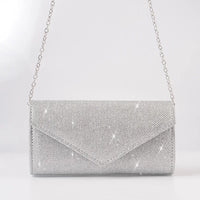 Women Envelope Evening Bag Glitter Ladies Chain Shoulder Bags