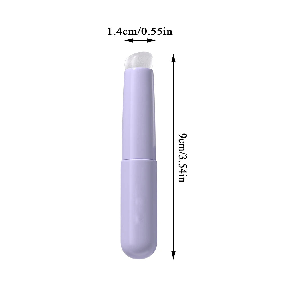 Silicone Lip Brush With Cover Angled Concealer Brush