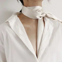 Women Narrow Long Scarf