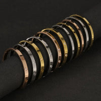 Stainless Steel Cuff Bracelets Bangles