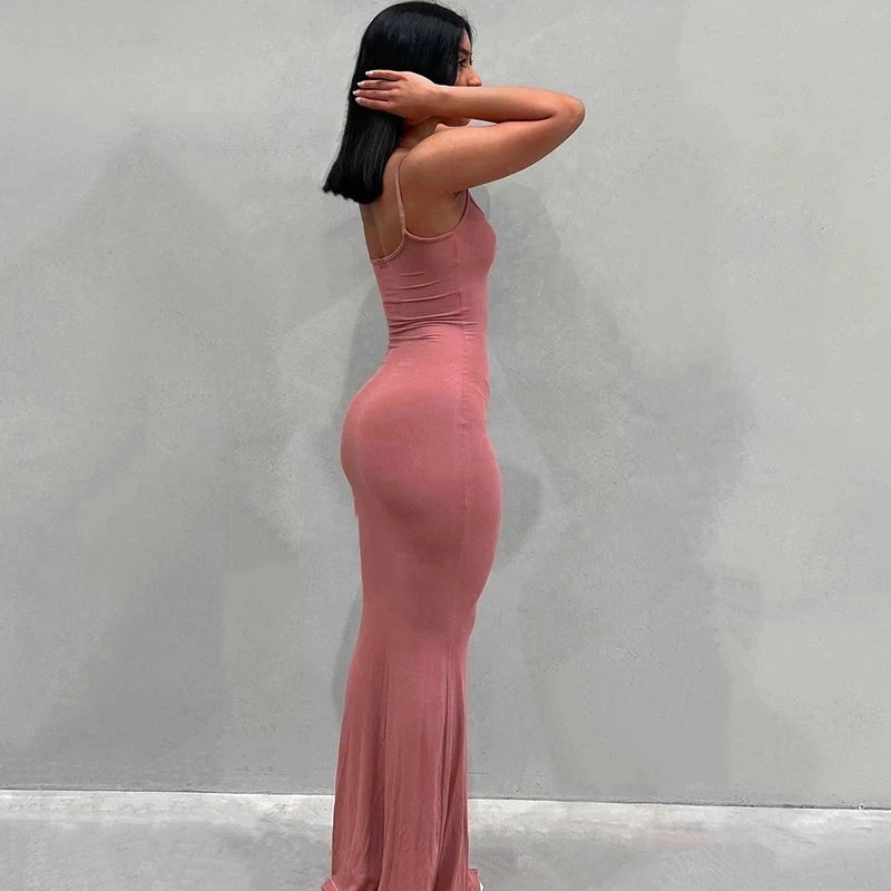 Sleeveless Backless Maxi Dress