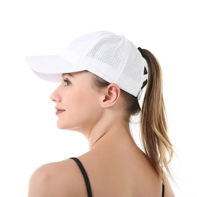 Summer Solid Baseball Cap Womens Sports