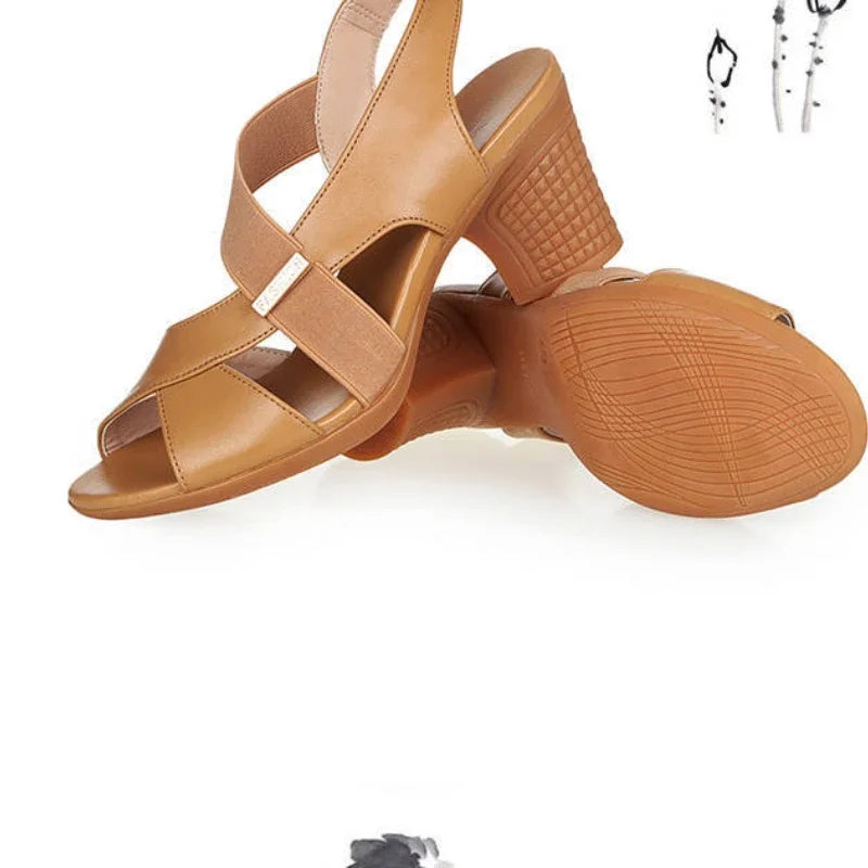 Women's Sandals Summer Comfortable High Heels