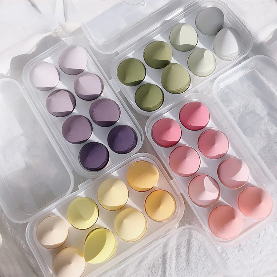 4/8pcs Makeup Sponge Blender Beauty Egg Cosmetic Puff