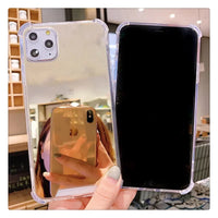 Fashion Mirror TPU Phone Case For iPhone 15 14 13 12 11 Pro Max