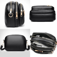 High Quality Soft Leather Purse Fashion Women Shoulder Messenger Bag