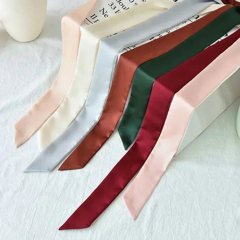 Women Narrow Long Scarf