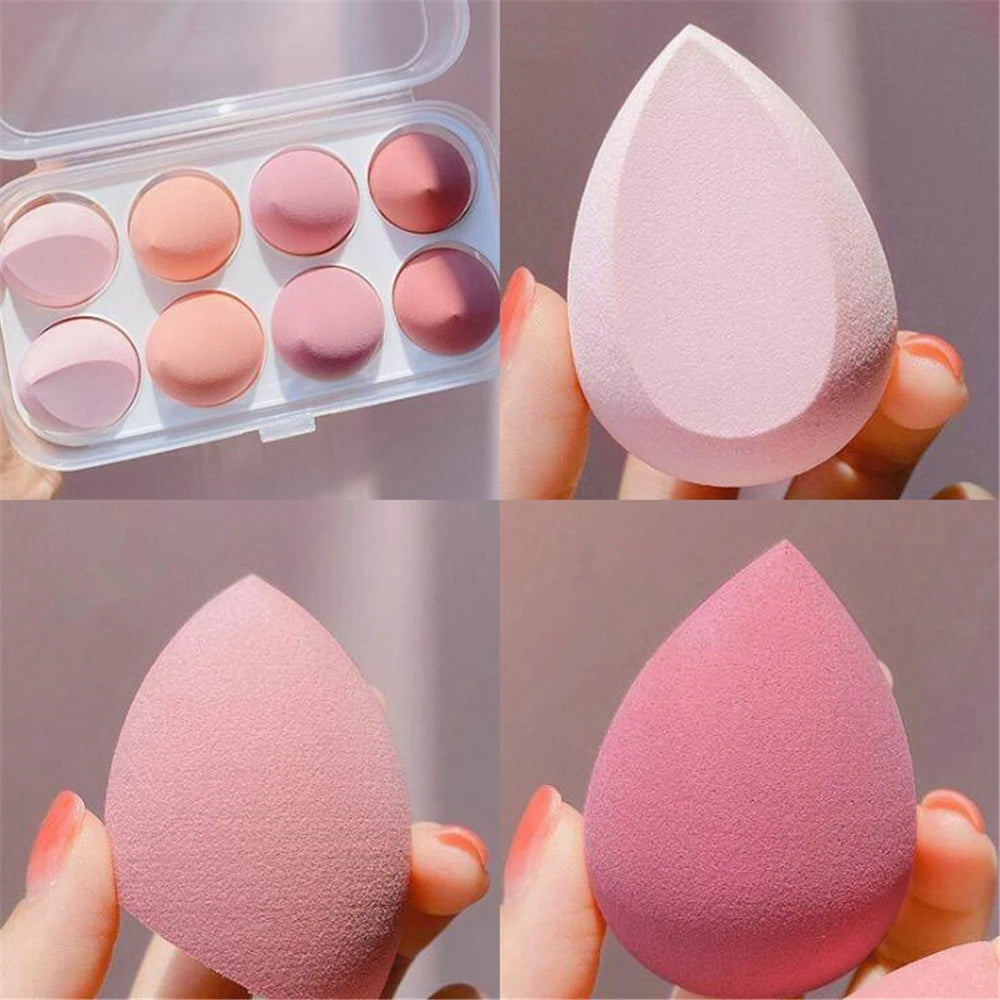 4/8pcs Makeup Sponge Blender Beauty Egg Cosmetic Puff