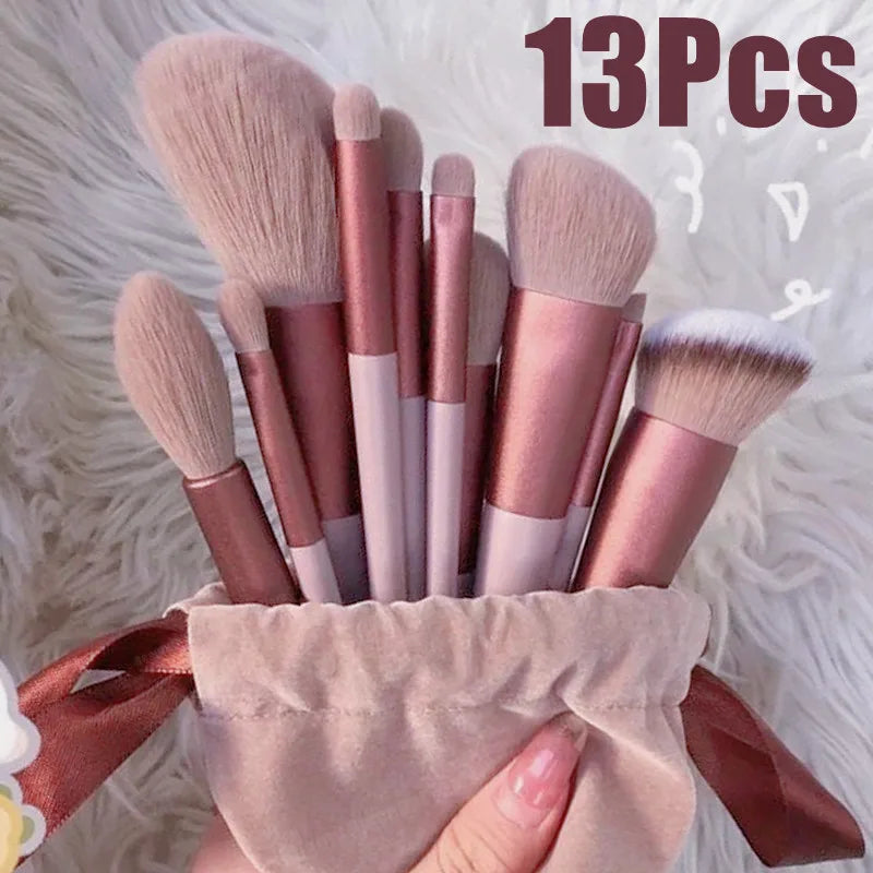 13 PCS Makeup Brushes Set Eye Shadow Foundation